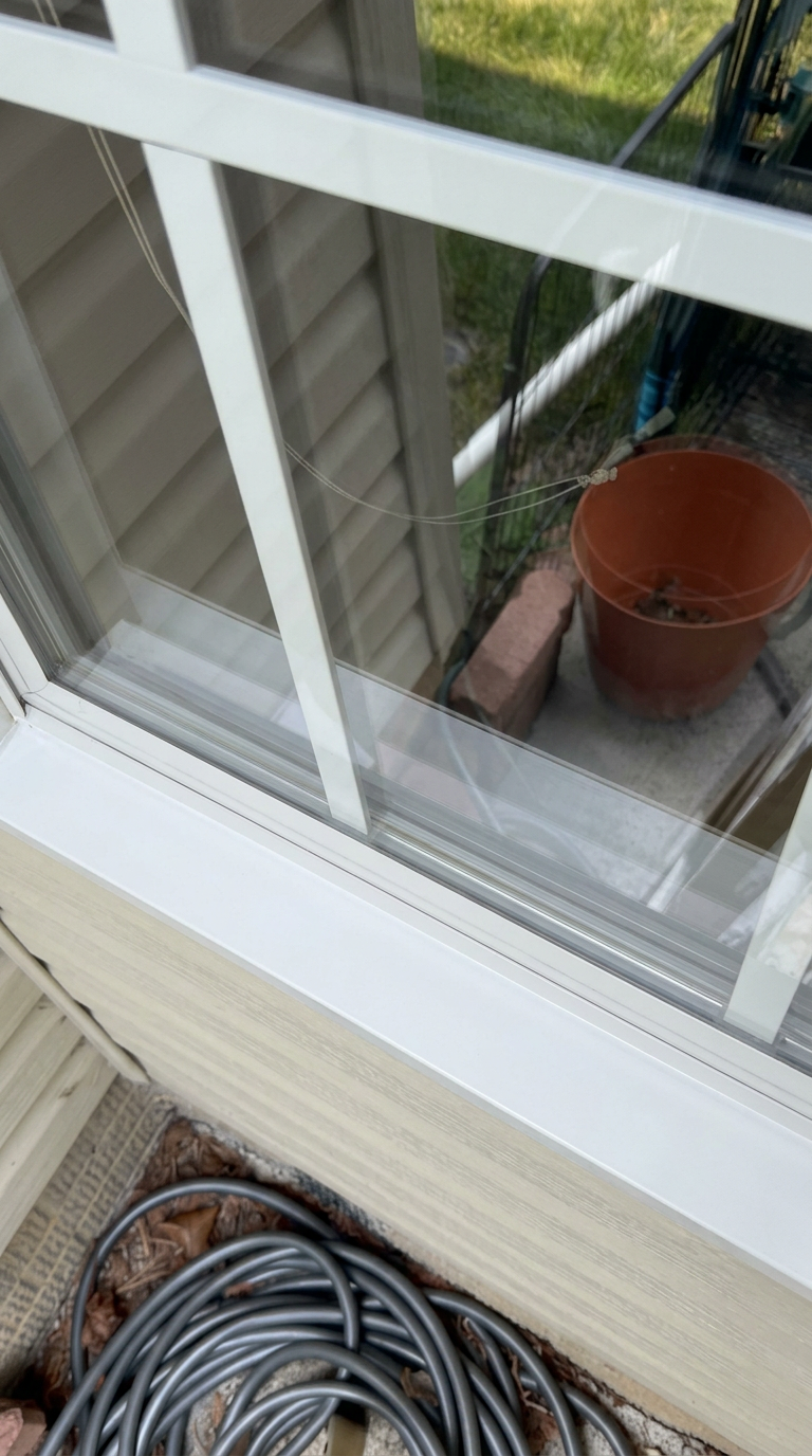 Clean window after Righteous Shine cleaning